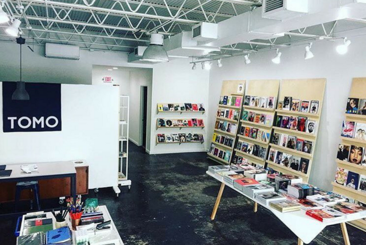 A photo of Tomo Mags' studio space in Montrose in Houston, Texas.