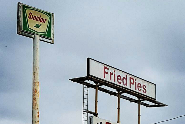 A photo of Arbuckle Mountain Fried Pies in Davis, Oklahoma, as seen on the Tex-Kan Artist Retreat.