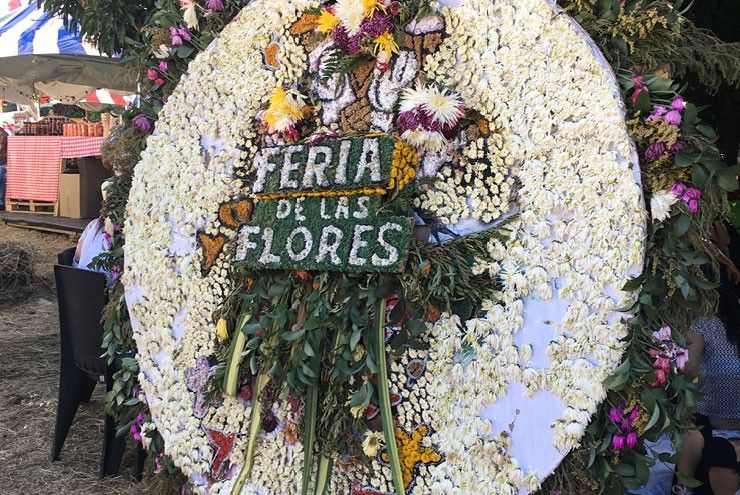 A photo of the Feria de las Flores in Medellín in queer Colombia.