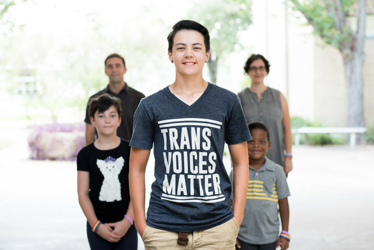 A photo of Houston transgender youth Landon Richie.