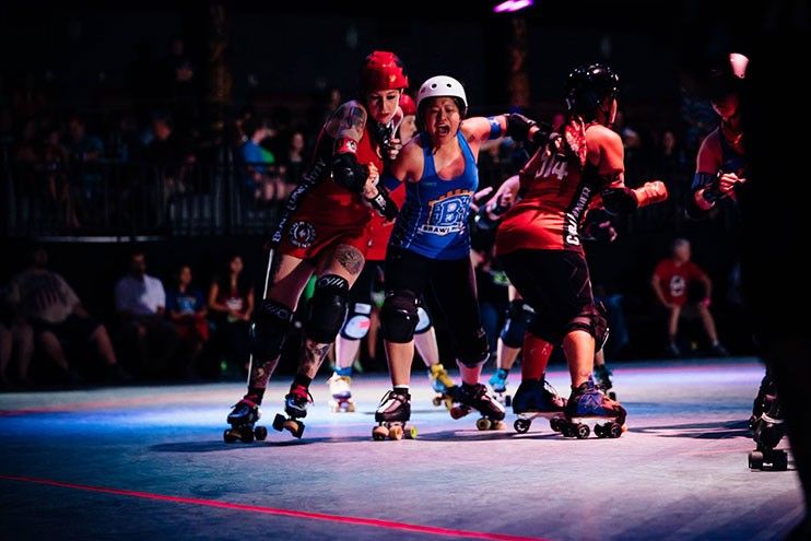 Houston Roller Derby teams the Brawlers take on the Psych Ward Sirens at Revention Music Center.