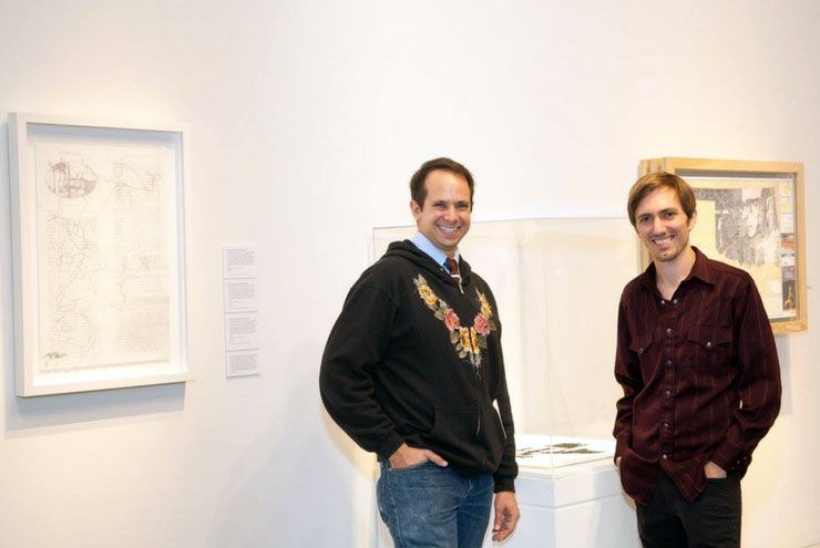 A photo of Artists Jake Margolin and Nick Vaughan.