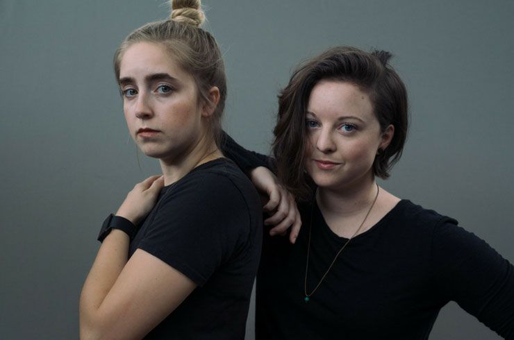 A photo of queer southern entrepreneurs Lauren Marek and Carra Sykes.