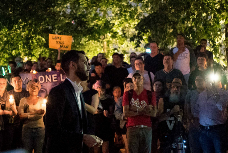 A photo of James Lee, a gay man of faith.