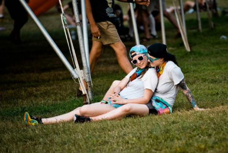 A photo of queer Bonnaroo.