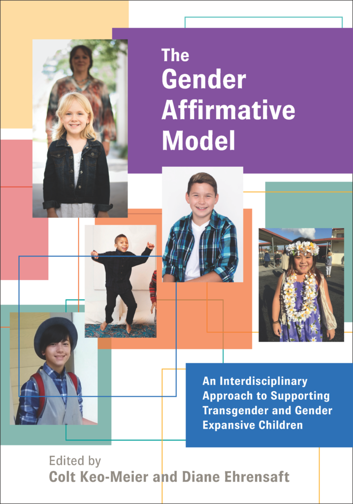 A photo of the Gender Affirmative Model book cover.