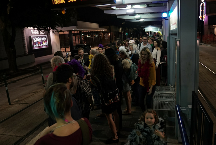 A photo of queer underground Houston event Carol.