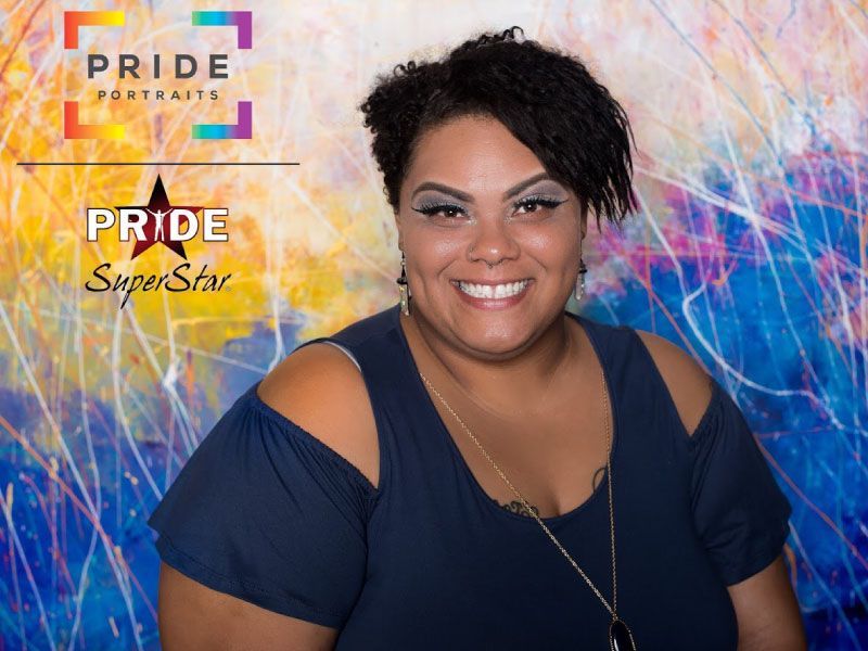 A photo of Pride Superstar 2018 Jasmine Branch, aka Jassyb.