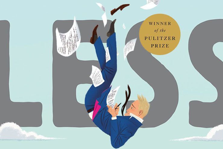 A photo of Andrew Sean Greer novel Less.