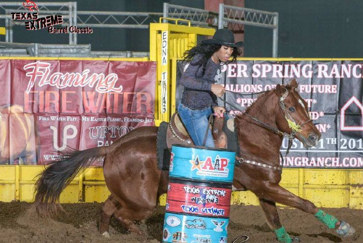 A photo of transgender rodeo competitor Arqueze Girdy.