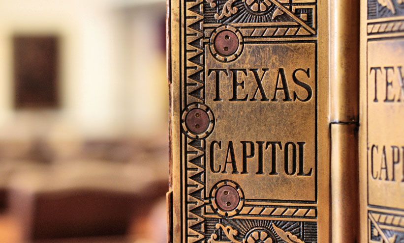 A photo of the Texas legislature.