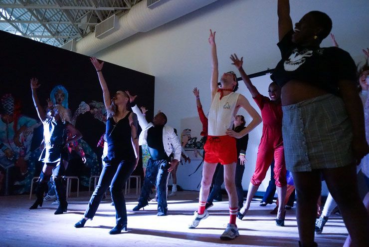A photo of Stonewall dance at CAMH.