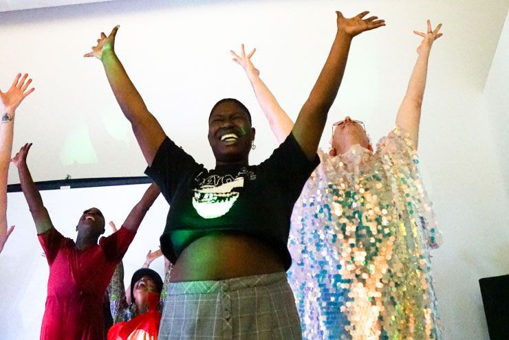 A photo of Stonewall dance at CAMH.