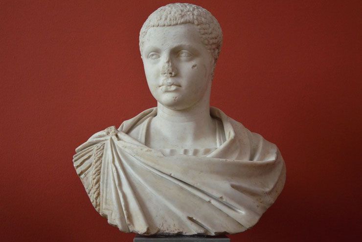 A photo of Empress Elagabalus.