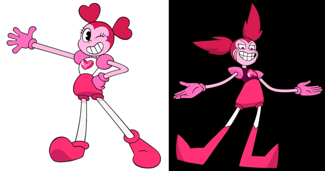 A photo of Spinel from Steven Universe the Movie.