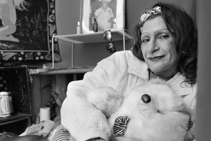 A photo of Latinx activist Sylvia Rivera.