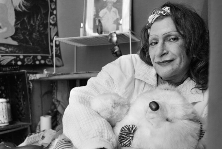 A photo of trans woman Sylvia Rivera.