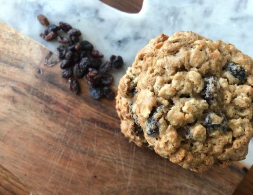 A photo of oatmeal cookies from Suga in Your Tank.