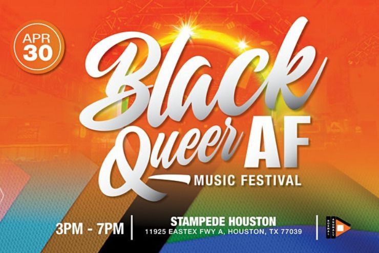 A photo of the Queer Black AF Music Festival.