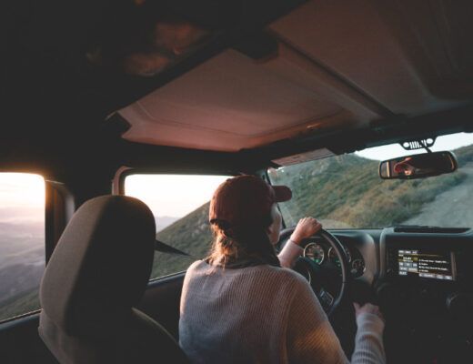 A photo of a queer road trip.