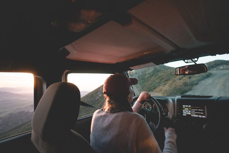 A photo of a queer road trip.