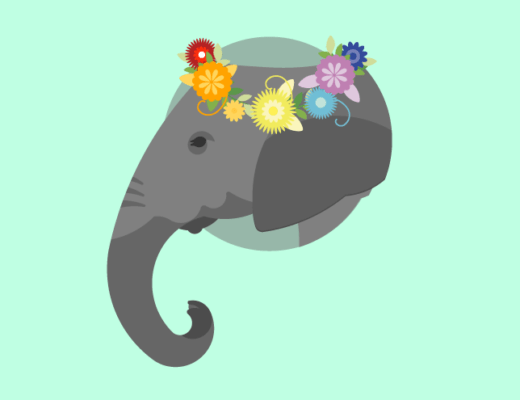 Pride from the Slight Right Side: A Queer Moderate's Take: Picture of a gay republican elephant with a pride flower crown.