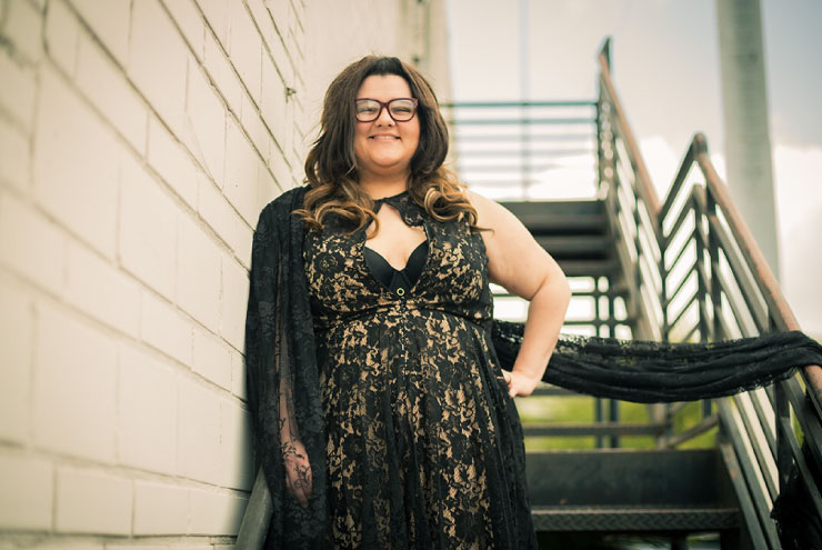 A photo of queer spoken word artist K Garner.