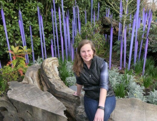 A photo of Christine Mansfield in her natural environment.