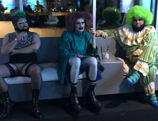 A photo of Fear the Queer performers.