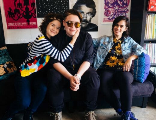 A photo of queer band TOMBOi.