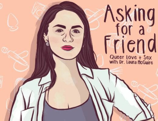 An illustration of queer sex advice column Asking for a Friend.
