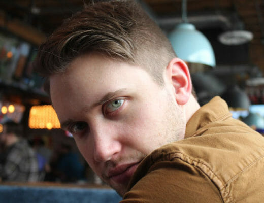 A photo of writer Jay Stracke and his coming out story.