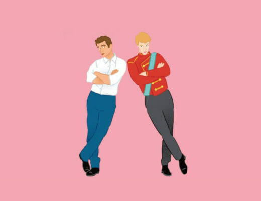 A photo of Red, White & Royal Blue.