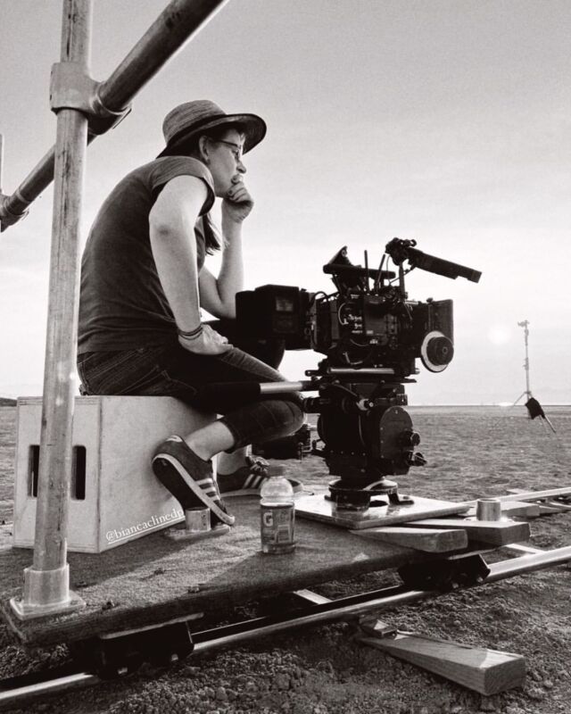 When @marcelthemovie hit theaters in the summer of 2022, millennials flocked to see the sentient one-inch seashell we had all come to know and love from the viral YouTube video of the same name. Marcel is charming and humorously witty and leaves viewers with that comforting tingle one can only experience following a healthy dose of nostalgia. The media frenzy surrounding Marcel’s release was more than filmmaker @biancaclinedp was used to, but it offered her the opportunity to not only discuss the brilliant cinematography that went into bringing the seashell to life, but to also address the notion that, this film you love? A trans woman made it. 
Read our full interview with Cline—link in bio. ✍️ by @barrett.png